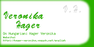 veronika hager business card